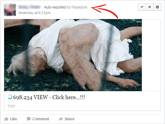 Auto-reported by Facebook Post