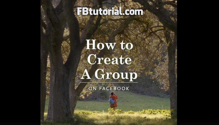 How to create a group on facebook