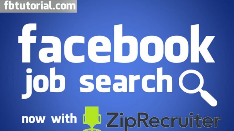 Facebook Job Search ZipRecruiter