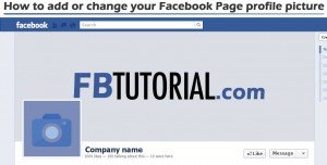 Add or Change Facebook Page Profile Picture
