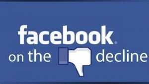 Facebook dying and in decline